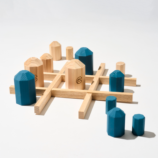 木製立体マルバツゲーム_main